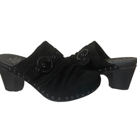 Dansko Shoes - Dansko black suede clogs sz 7.5